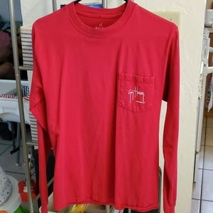 Guy Harvey Long Sleeve Pocket Tee